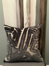 Load image into Gallery viewer, Square Ikat Aoki Pillow
