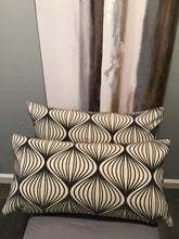 Load image into Gallery viewer, Lumbar Suri Gray and Cream Pillow
